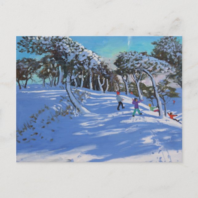 Postal Winter Ladmanlow Derbyshire 2013 (Anverso)