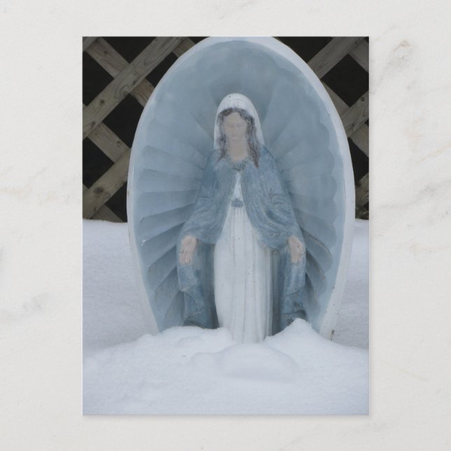 Postal Winter Mary (Anverso)