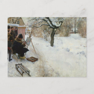 Postal Winter Motif Åsögatan