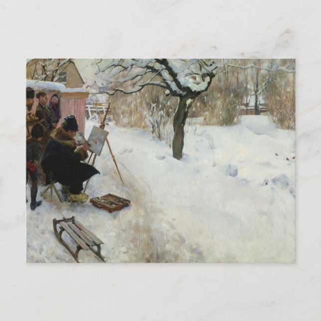 Postal Winter Motif Åsögatan (Anverso)