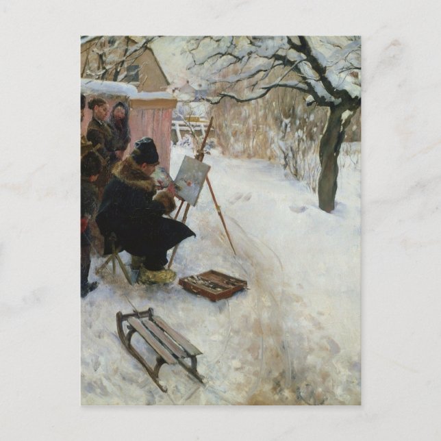 Postal Winter Motif Åsögatan (Anverso)