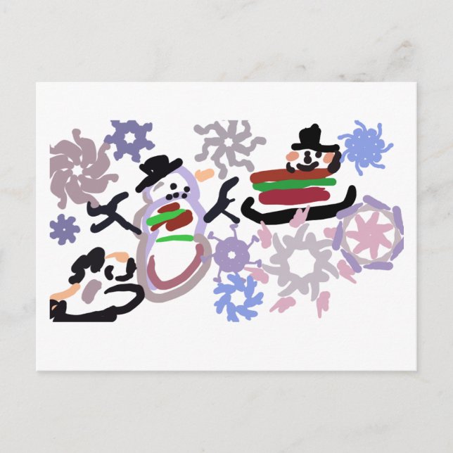 Postal Winter play (Anverso)