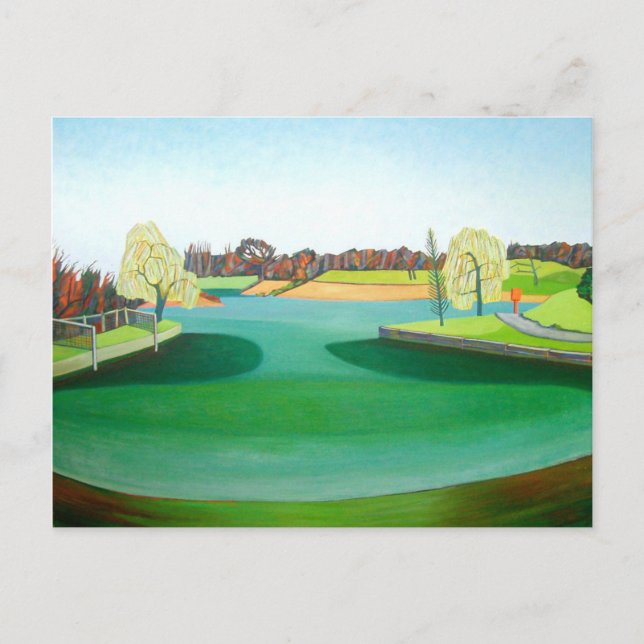 Postal Winter Pond (Anverso)