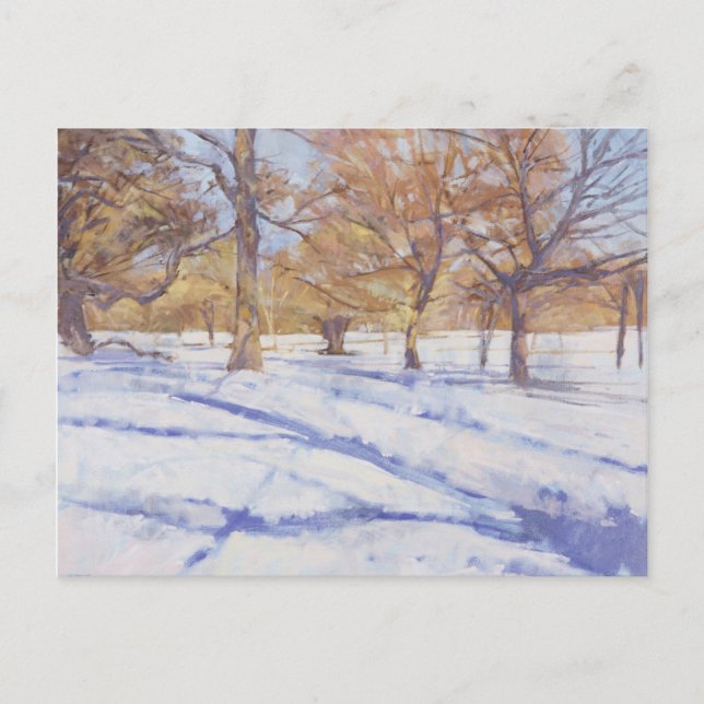 Postal Winter Richmond Park (Anverso)