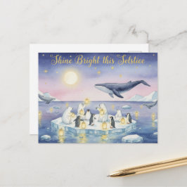 Postal Winter Solstice Postcard