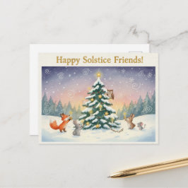 Postal Winter Solstice Postcard