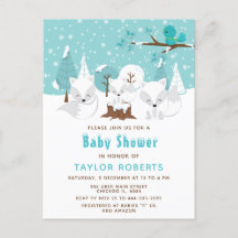 Winter Wonderland Arctic Fox Baby Shower