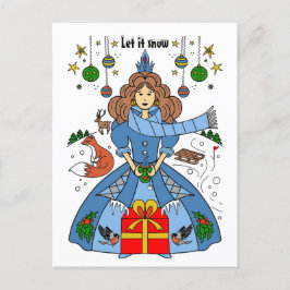 Postal Winter Wonderland para Navidades