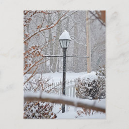 Postal Winter Wonderland - Post de la lámpara