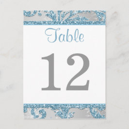 Postal Winter Wonderland Table Number Card 2