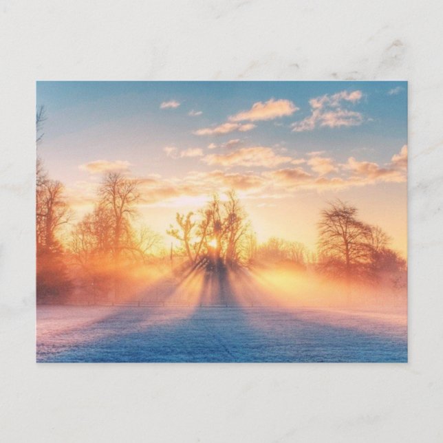 Postal Winterliche Postkarte (Anverso)