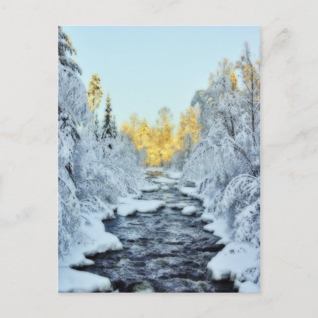 Postal Wintery Stream (Anverso)