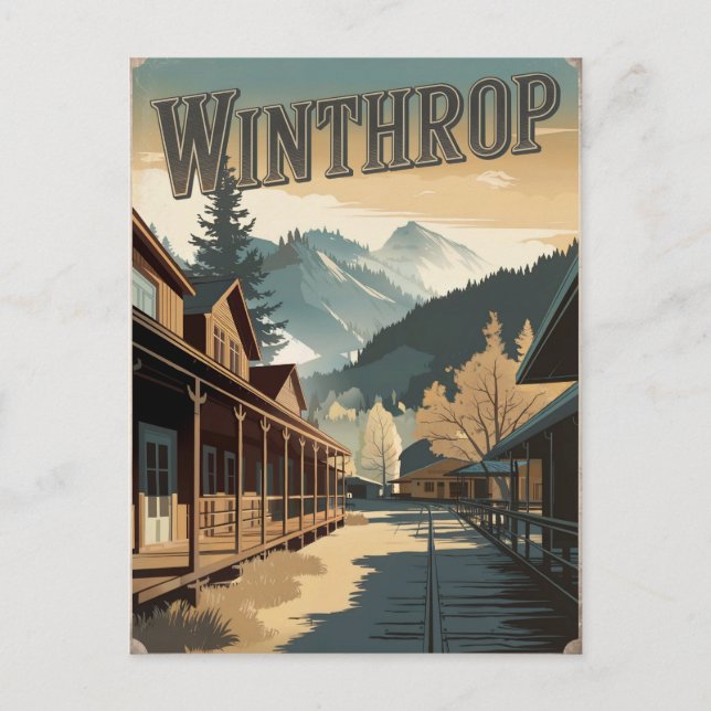 Postal Winthrop Vintage (Anverso)