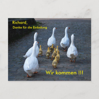 Postal Wir kommen