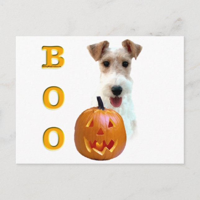Postal Wire Fox Terrier Boo (Anverso)