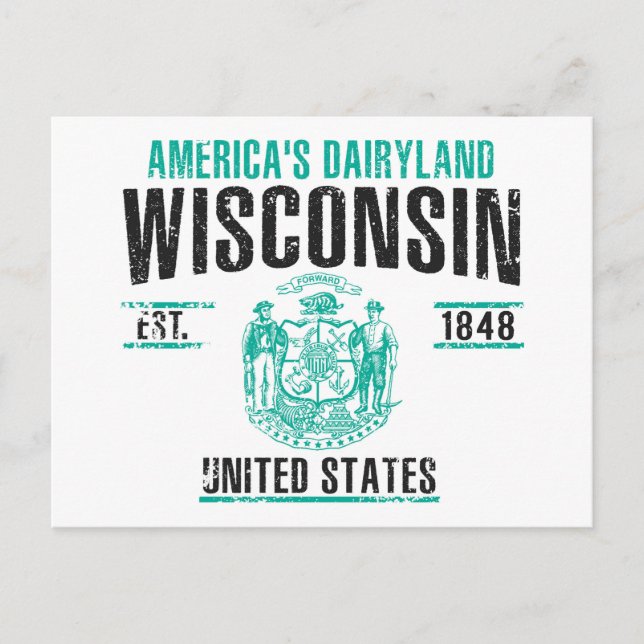 Postal Wisconsin (Anverso)
