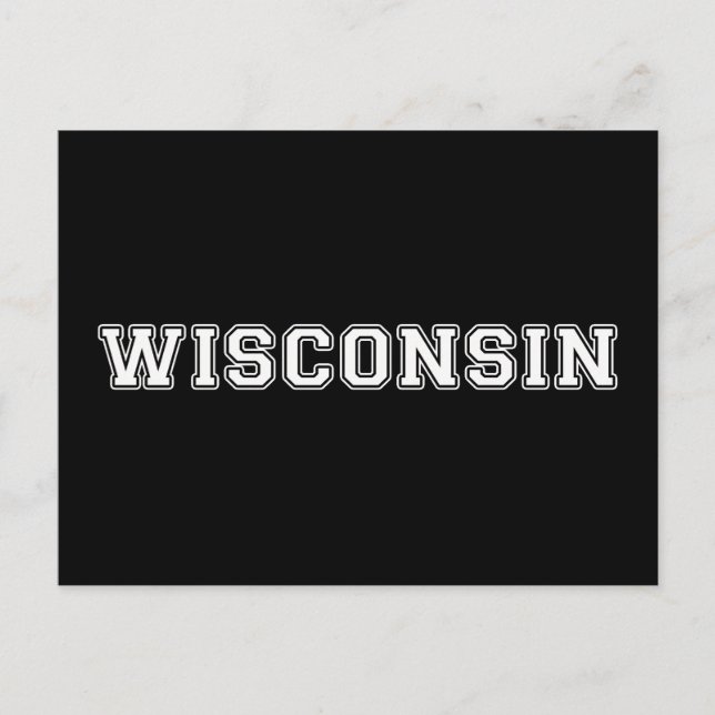 Postal Wisconsin (Anverso)