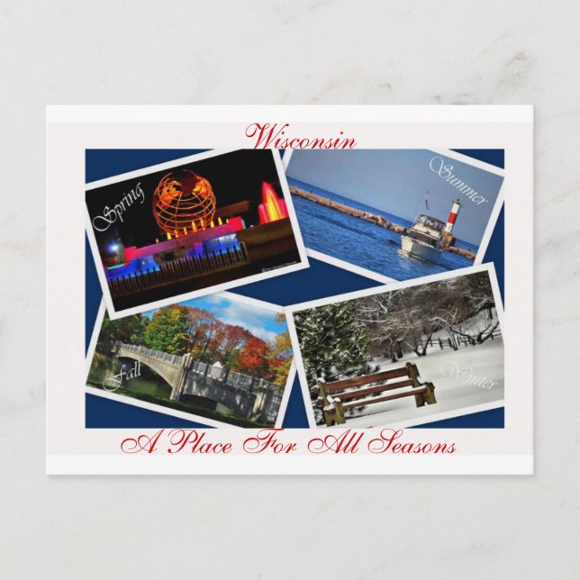 Postal Wisconsin, (Anverso)