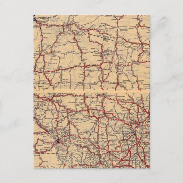 Postal Wisconsin 6 (Anverso)