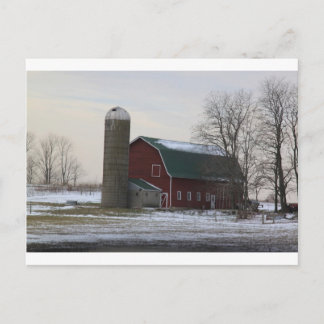 Postal Wisconsin Barn