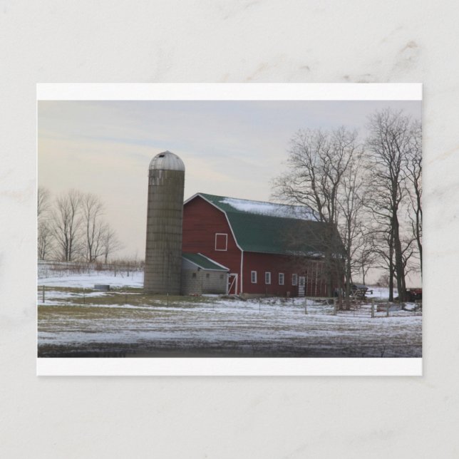 Postal Wisconsin Barn (Anverso)