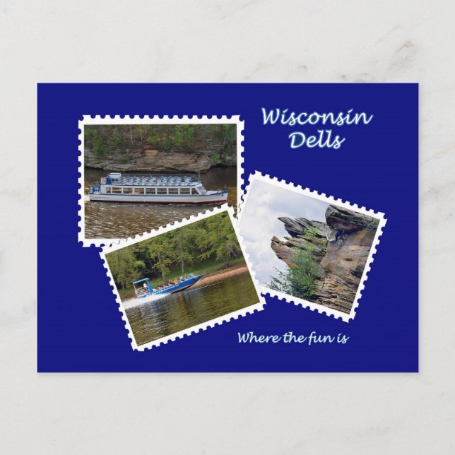 Postal Wisconsin Dells (Anverso)