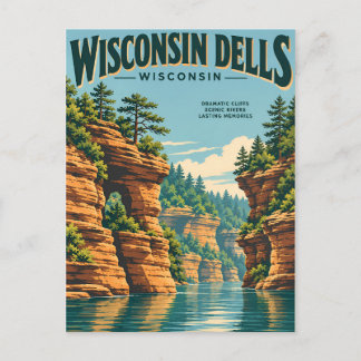 Postal Wisconsin Dells Antiguo