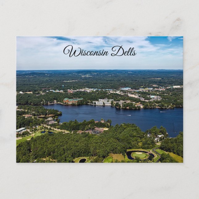 Postal Wisconsin Dells Fotografia Postcard Keepsake (Anverso)