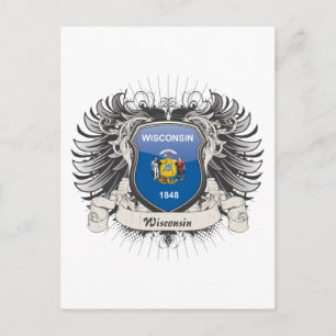 Postal Wisconsin Escudo
