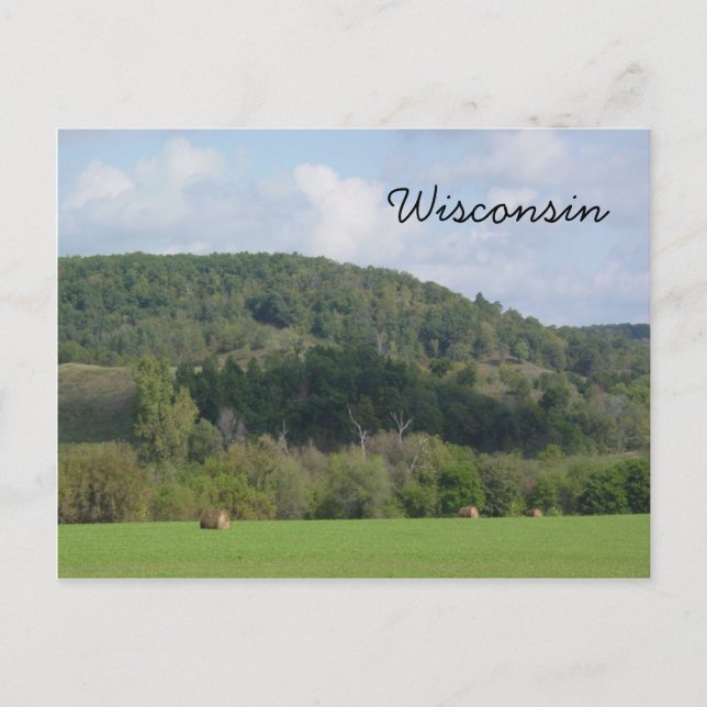 Postal Wisconsin Hills (Anverso)