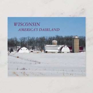 POSTAL WISCONSIN, LA TIERRA DE LOS ESTADOS UNIDOS