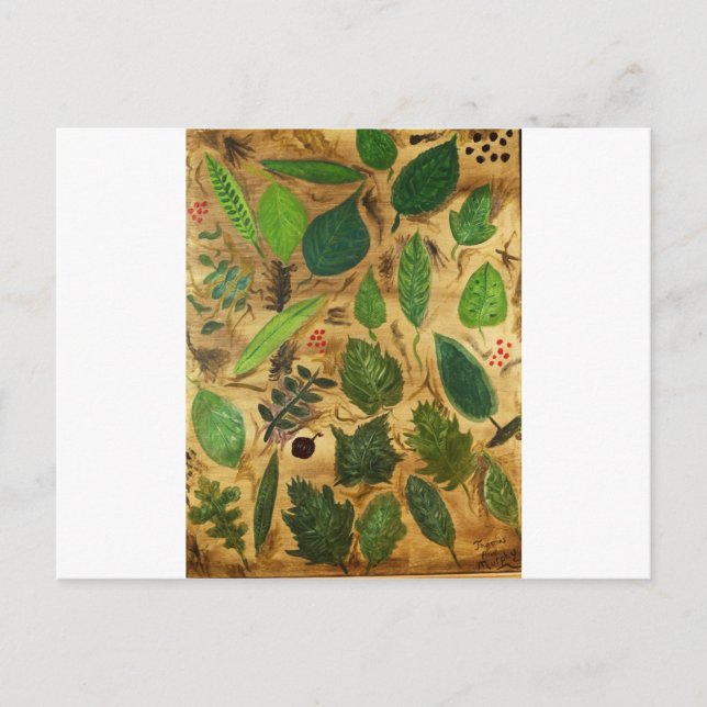 Postal Wisconsin Leaves (Anverso)