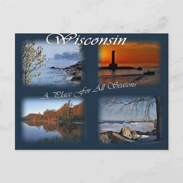 Postal Wisconsin Seasons (Anverso)