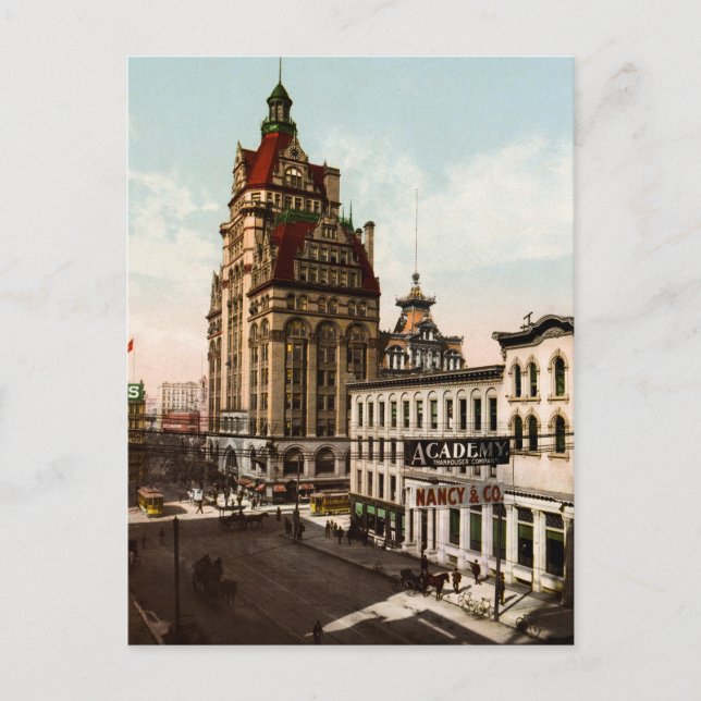 Postal Wisconsin Street Milwaukee (Anverso)