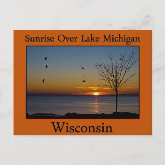 Postal Wisconsin Sunrise (Anverso)