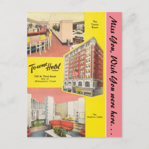 Postal Wisconsin, Towne Hotel, Milwaukee
