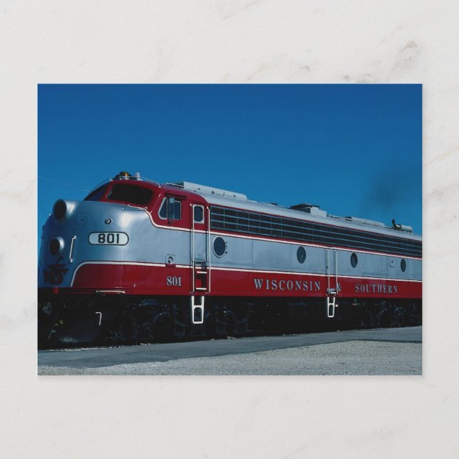 Postal Wisconsin y Southern, EME E-8a (Anverso)