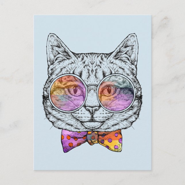 Postal Wise Kitty Kat (Anverso)