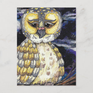 Postal Wise Old Owl