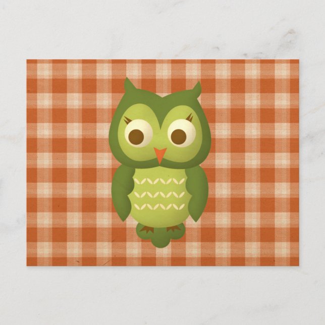 Postal Wise Owl (Anverso)