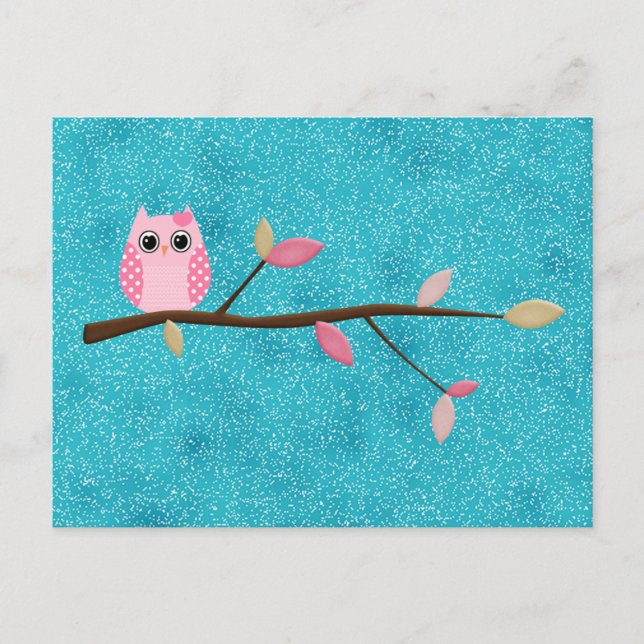 Postal Wise Owl (Anverso)