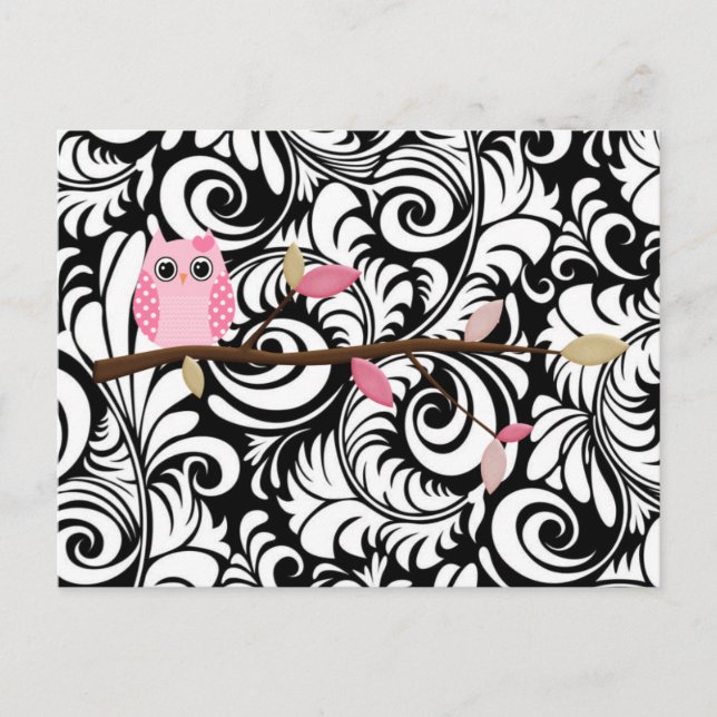 Postal Wise Owl (Anverso)