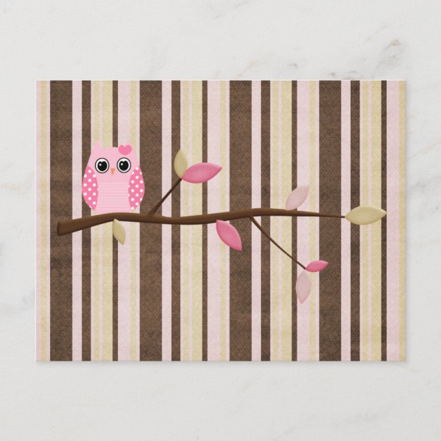 Postal Wise Owl (Anverso)