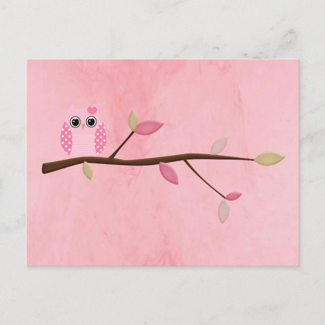 Postal Wise Owl (Anverso)