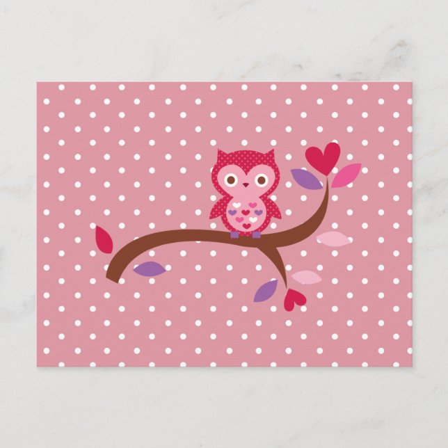 Postal Wise Owl (Anverso)