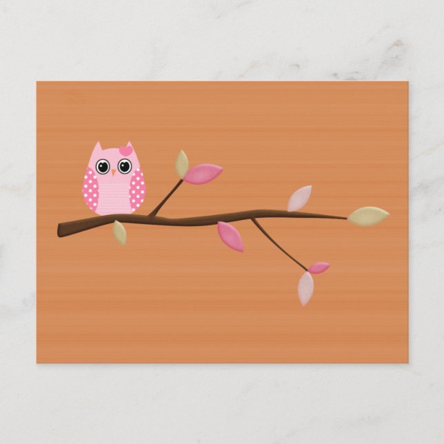 Postal Wise Owl (Anverso)