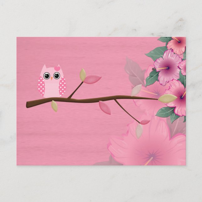 Postal Wise Owl (Anverso)