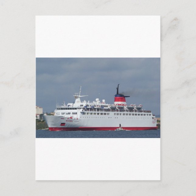 Postal Wisteria del barco. (Anverso)