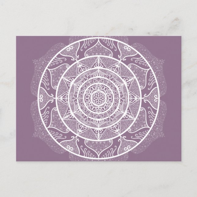 Postal Wisteria Mandala (Anverso)