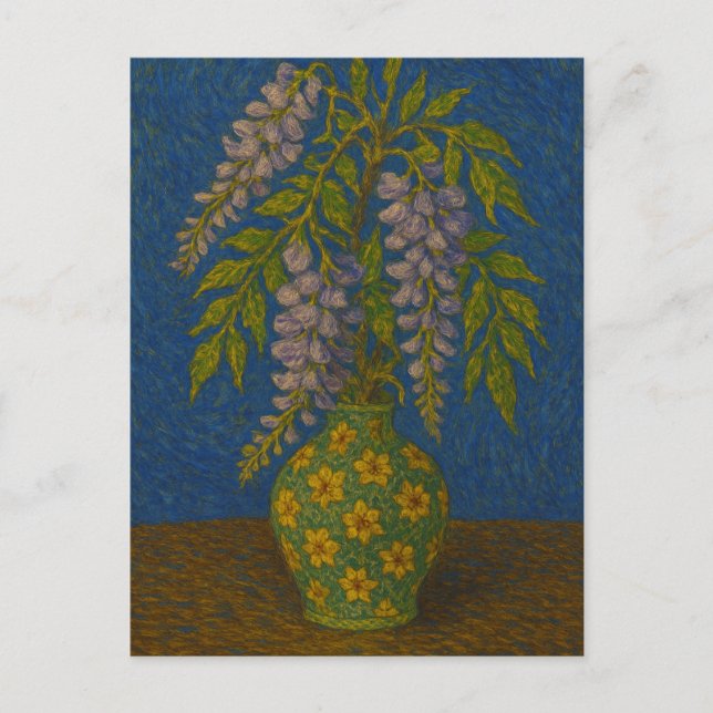 Postal Wisteria Postcard (Anverso)